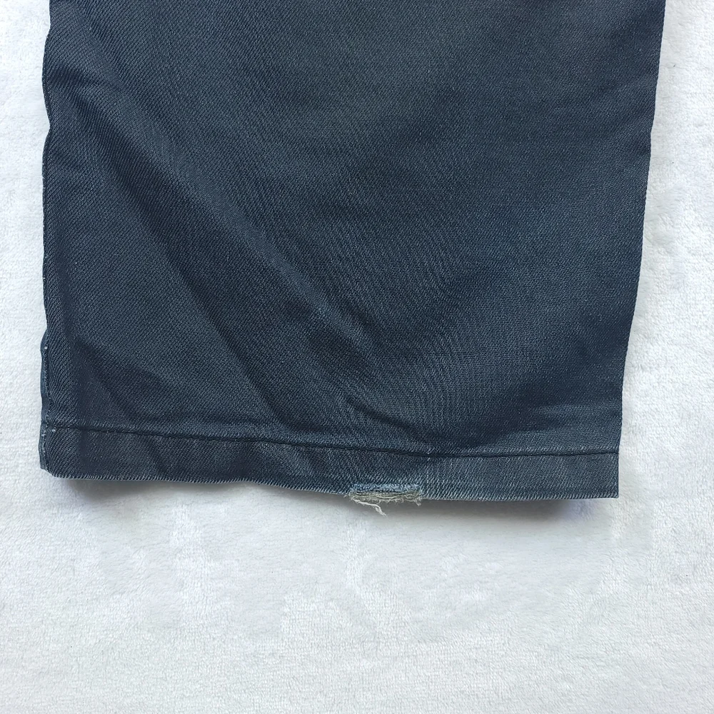 Southpole Jeans Dark Wash Black Denim Loose Baggy Size 42x32 (38x29.5) VTG